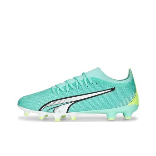 PUMA AG Artificial Grass FG Indoor Футбольные бутсы Мужские Зеленые