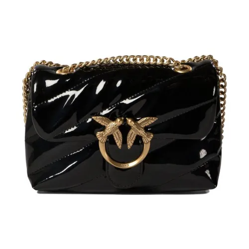 PINKO Love Series Полиэстер Сумка через плечо Сумка на плечо Женская Черная