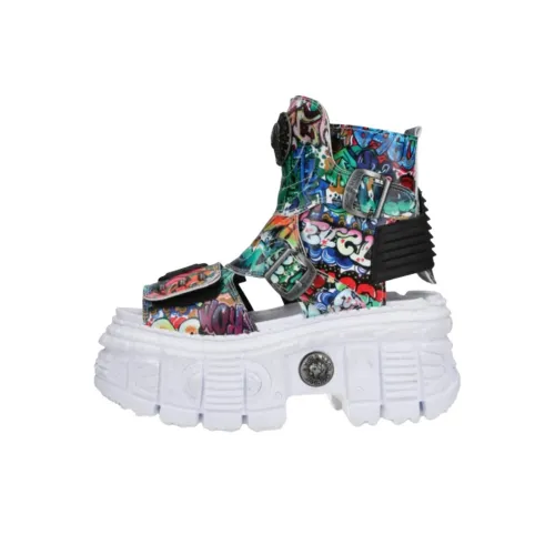 NEW ROCK Высокие топы Повседневная обувь Унисекс Многоцветная