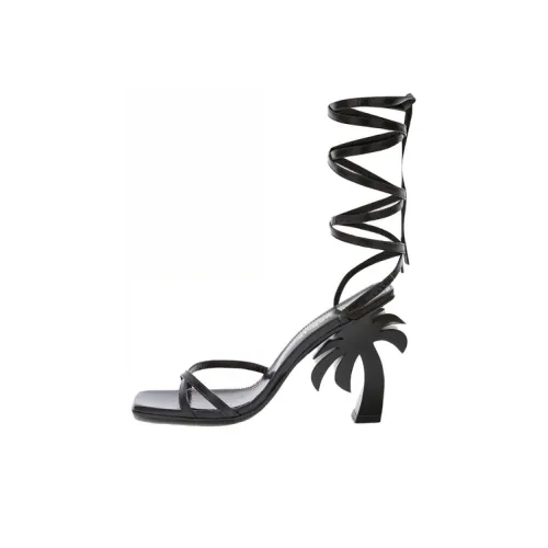 PALM ANGELS One Ремешок Сандалии 9,5 см Женские Черные