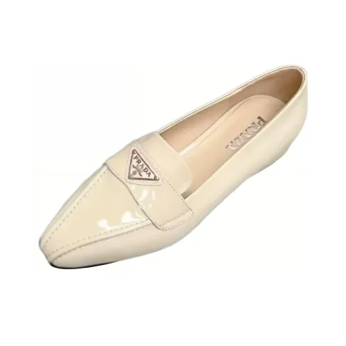 PRADA Лоферы Белые Женские