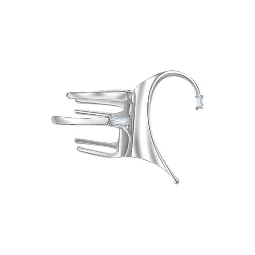 HANYUDIE Эксклюзивный дизайн UNIQUE Нижняя заколка On Серьги с премиум-чувством Нет Hole Нижняя заколка On Серьги Женские