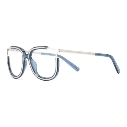 Chloe Металл Ацетат Квадратные Оправы для очков Женские Синие