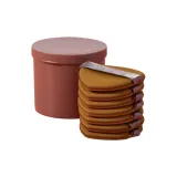 Коричневый, капли воды, одна коробка [7 штук в коробке]