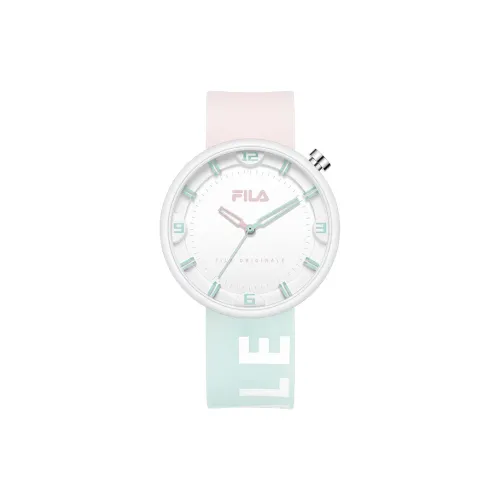 FILA 6126 085F Наручные часы Кварцевый механизм Силиконовый ремешок Белый циферблат Унисекс