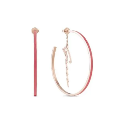 GUESS Серьги из нержавеющей стали женские розовое золото