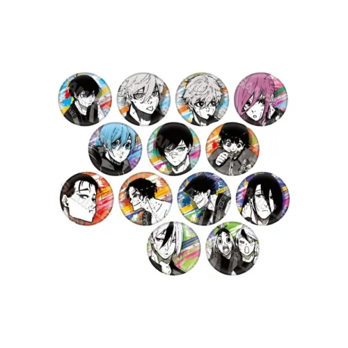 March·Monster Blue Lock Original Art Glass Flash Vol.3 Badges March·Monster Синий Замок Оригинальный Арт Стекло Флеш Vol.3 Значки