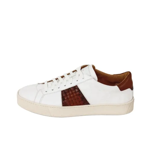 Santoni LUIGI Низкие Кроссовки для скейтбординга Мужские Белые