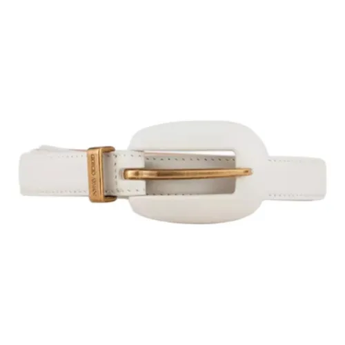 EMPORIO ARMANI Значок детали застежка-булавка ремни из коровьей кожи женский белый ширина 1,8 см