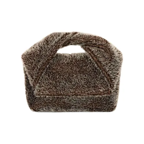 JW Anderson Mohair Сумка через плечо Сумка среднего размера Женская Темно-коричневый