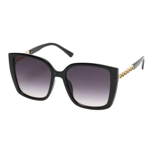 GUESS Смола Квадрат Солнцезащитные очки Женские Черный