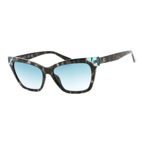 GUESS Пластик Кошачий глаз Солнцезащитные очки Женские Черный