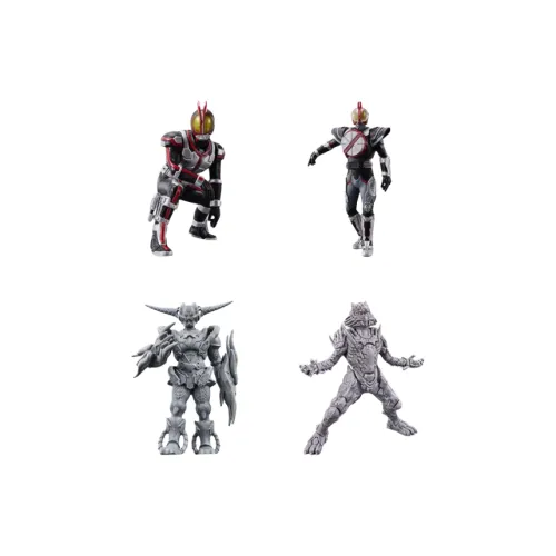 LIOH TOY Kamen Rider 555 Капсульная игрушка HG Кукла Monster Орнамент Фигурка Счастливый Draw Одиночная Капсульная игрушка Цельная коробка 4 шт