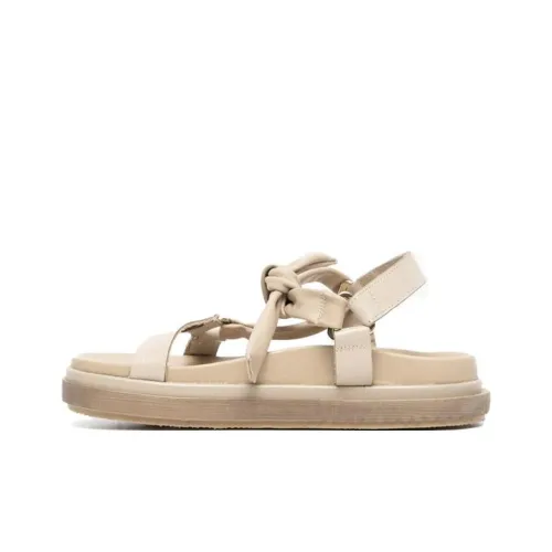 ALOHAS One Ремешок Сандалии 3,5 см Женские Бежевые