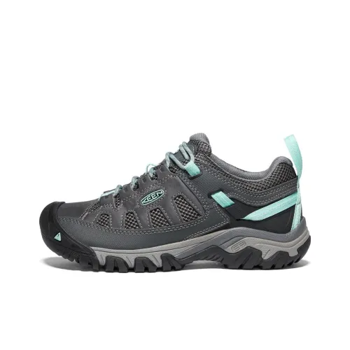 KEEN Targhee Vent Slip-Resistant Abrasion-Resistant Low-Top Hiking Shoes Women's Black KEEN Targhee Vent Slip-Resistant Abrasion-Resistant Низкий Топ Походная обувь Женская Черная