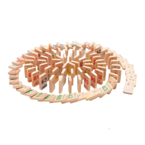 Деревянные шары Деревянные конструкторы 100 штук Китайские домино Игрушки