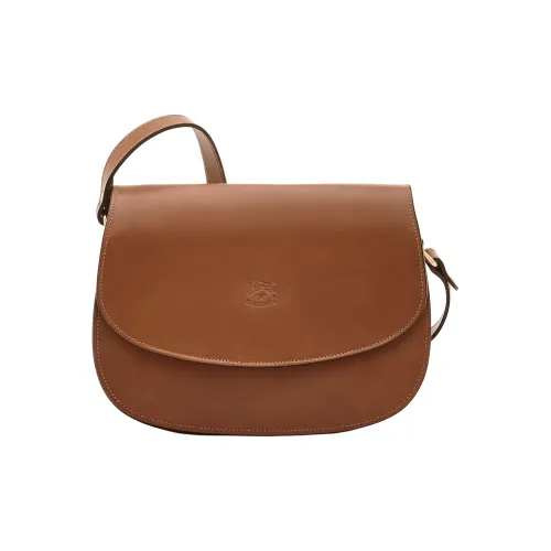 Il Bisonte Кожа Сумка через плечо Женская Шоколад