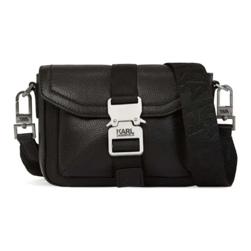 KARL LAGERFELD Кожа Сумка через плечо Мужская Черная