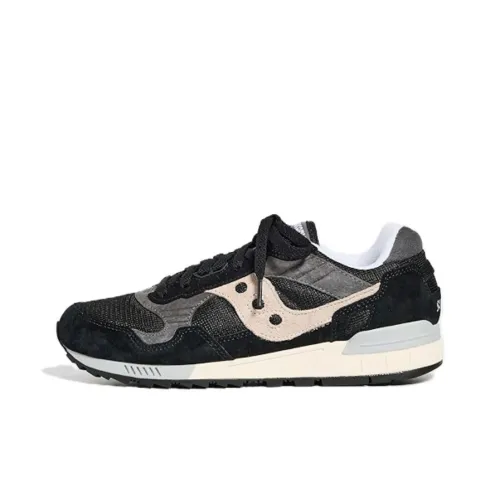Saucony Shadow 5000 Амортизаторы Slip-resistant Abrasion-resistant Низкий топ Беговые кроссовки Unisex Черный