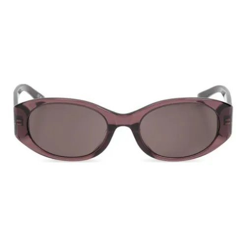 Balenciaga Ацетат Пластик OVAL SUNGLASSES Женские Фиолетовый