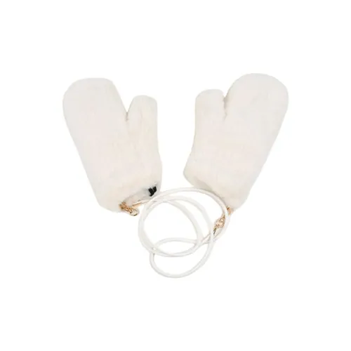 MaxMara Шерсть Перчатки Женские Белые