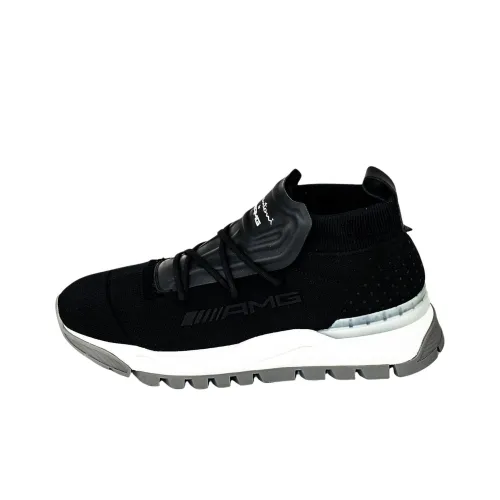 Santoni AMG MID Топ Повседневная обувь Мужской Черный