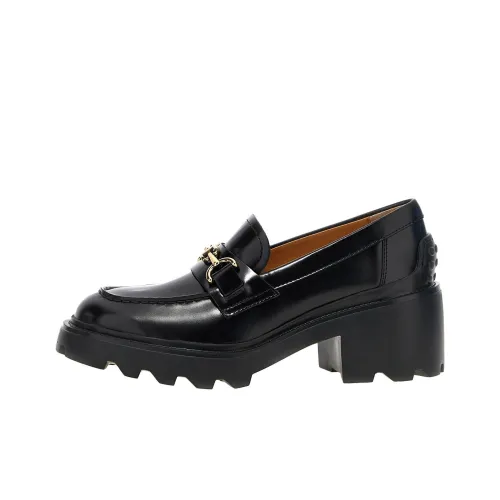 TOD'S Лоферы Черные Женские