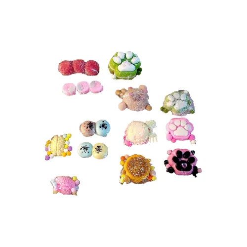 Newage Squeeze And Play Customizable с Realistic Food Toy Медленный отскок Кошка PAWS Игрушки