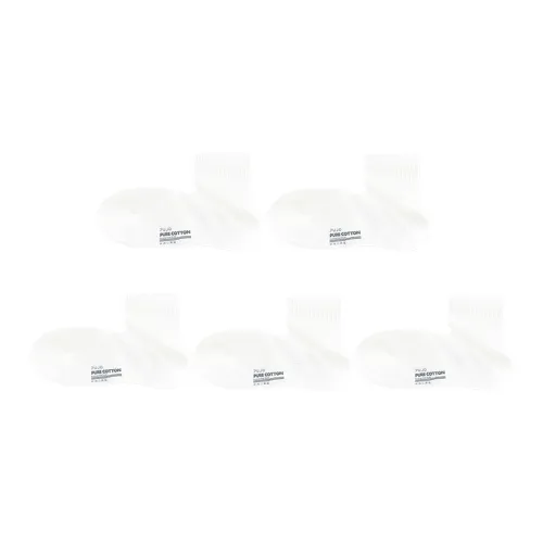 MADALLO Носки Crew Мужские 5 пар белые