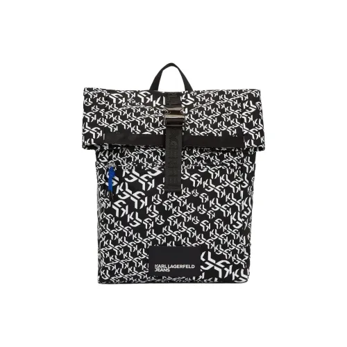 Рюкзак из полиамида Karl Lagerfeld мужской черный и белый
