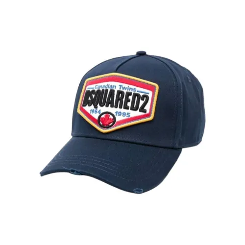 DSQUARED 2 Хлопок Бейсболки Женские Темно-Синий
