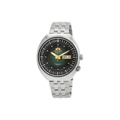 ORIENT Revival Collection Автоматический Механический Механизм Нержавеющая Сталь Ремешок Часы 43 мм Мужские Часы Зеленый Циферблат