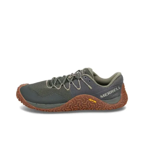 MERRELL Противоскользящие устойчивые к истиранию низкие кеды для бега по пересеченной местности Мужские Зеленые