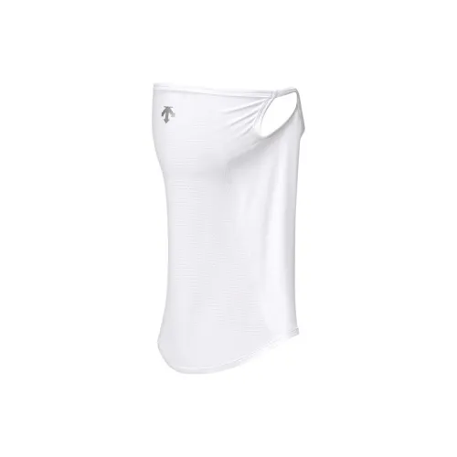 DESCENTE Маски из ледяного шелка с защитой от солнца Мужской Белый