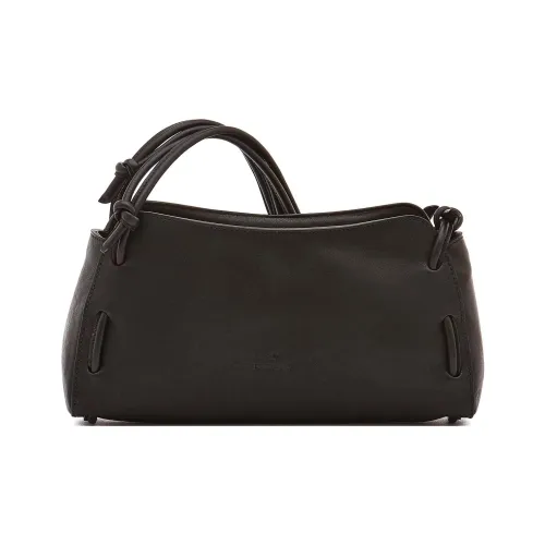 Il Bisonte Сумка через плечо из кожи женская черная коричневая