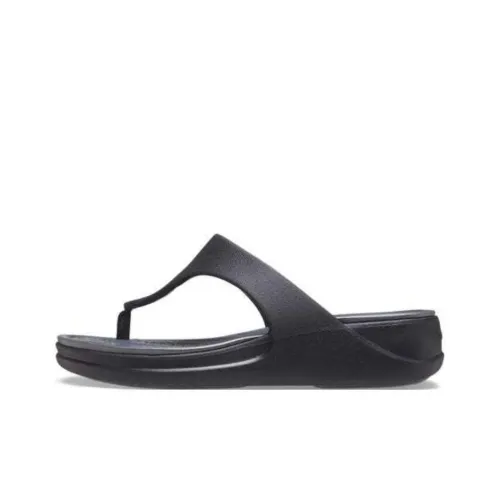 Crocs Устойчивые к запахам устойчивые к истиранию Шлепанцы Женские Черные