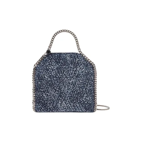 Stella McCartney Falabella Переработанный хлопок Одно плечо Сумка Мини Женская Синяя