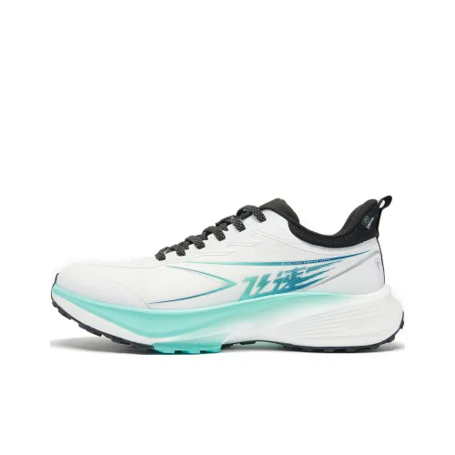 QIAODAN Speed 2TR Беговые кроссовки Низкий Топ Jordan Белый/MARS Зеленый Мужской