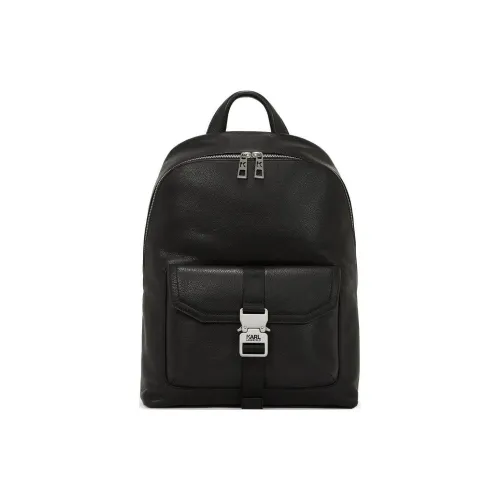 KARL LAGERFELD Кожа Рюкзак Мужской Черный