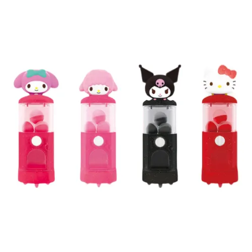LIOH TOY My Melody Hello Kitty Kuromi Mini Capsule Toy Machine Ornament Blind Boxes Single Mystery Box Full Set 8 Pack LIOH TOY My Melody Hello Kitty Kuromi Мини Капсульная игрушка Машина Оформление Слепые коробки Один Mystery Коробка Полный комплект 8 шт