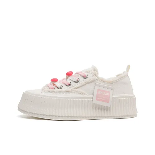 AIFUlIn Evelyn Low Топ Кроссовки для скейтбординга Женские Белые Розовые