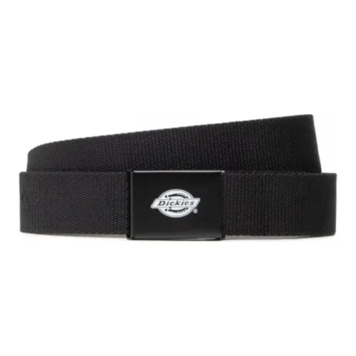 Dickies Однотонный Дизайн Полиэстер Ремень Мужской Черный 3,7CM
