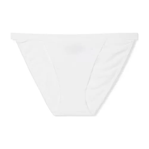 Victoria's Secret Эластичный хлопок STRING Бикини Panty Белый lvory Нижнее белье Женские 1 упаковка Белый