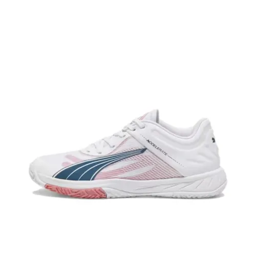 PUMA Accelerate Low Топ Кроссовки для тренировок Унисекс Белый Розовый