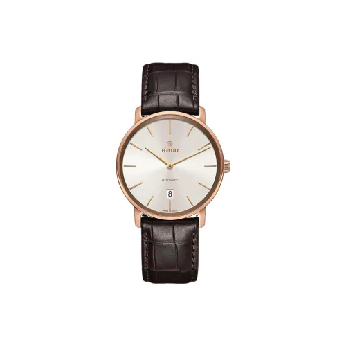RADO Автоматический Механический Механизм Мужские Часы DiaMaster Collection 41 мм Белые