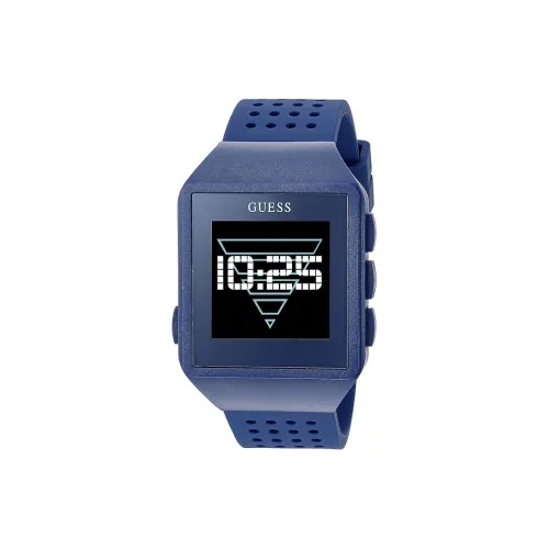 GUESS Кварцевые часы механизм силиконовый ремешок 36 мм черный циферблат унисекс