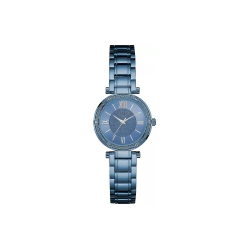 GUESS Женские часы Кварцевый механизм корпус из нержавеющей стали ремешок 36 мм синий циферблат