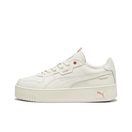 PUMA Carina Street Скейтборд Кроссовки Низкие Слоновая кость Женские