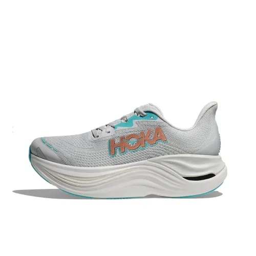 HOKA ONE ONE SKYWARD X Противоскользящие устойчивые к истиранию низкий топ беговые кроссовки женские серые