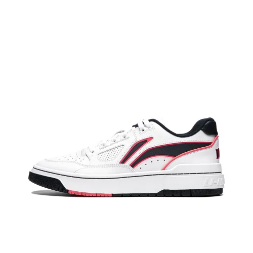 LINING Rookie Non Slip Легкие Низкие Кроссовки для скейтбординга Унисекс Стандартный Белый Гуандун Синий